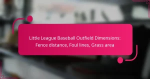 Little League Baseball Outfield Dimensions: Fence distance, Foul lines, Grass area